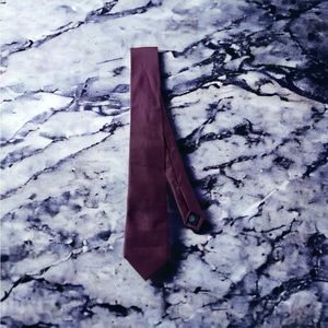 Michael Kors Silk Neck Tie Burgundy EUC